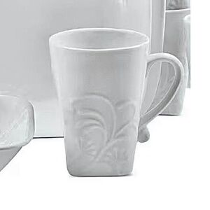 4 Vintage CORELLE boutique cherish embossed coffee mugs